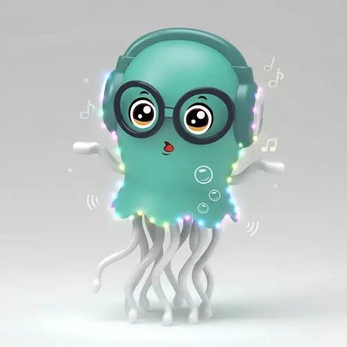 Juguete De Medusa Pulpo Bailarina Con Luz Led Y Música - Imagen 24