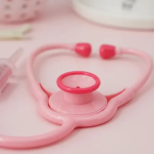 Set De Doctor Juego De Medico Varios Accesorios Juguete 10un Rosa - Imagen 4