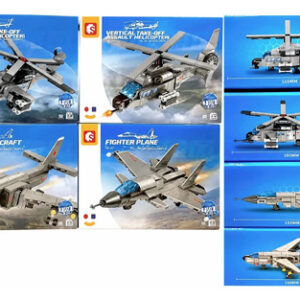 Bloques Para Armar Sembo Block Helicóptero De Guerra 615 Piezas 4 En 1