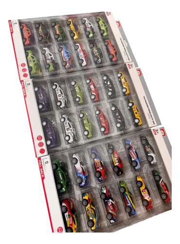 Pack 36 Autitos A Fricción Pull Back Sin Pilas Colores Varia 36 Autitos Variados - Imagen 4