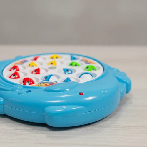 Juego De Pesca Giratorio Musical Delfin Celeste Dym - Imagen 7