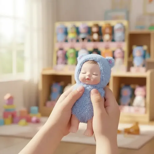 Colección De 12 Muñecas De Bebé Mini De Goma