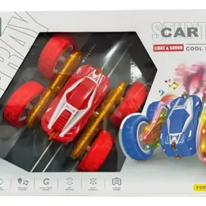 Auto Stunt A Control Remoto 360 Spray Luces Niños Sonido Luz
